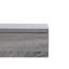 Commode de rangement mobile à cinq tiroirs, panneau de fibres à densité moyenne de ton gris, hauteur 46,46 po, largeur 30,71 po, roulettes