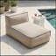 Pouf d'extérieur Ramona avec tissu résistant aux intempéries et rembourrage en mousse moelleuse déchiquetée pour terrasse, balcon ou jardin. Parfait pour le patio, le balcon ou le jardin.-109917813