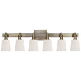 Thomas O'Brien Bryant Six-Light Linear Bath Sconce