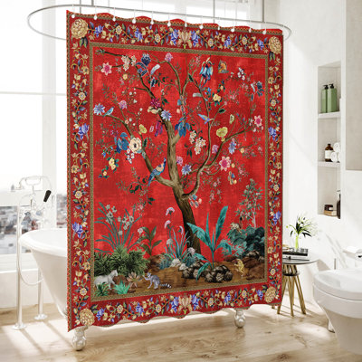 Milliana 13 Piece Shower Curtain Set + Hooks