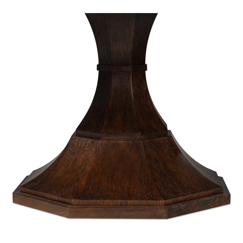 Giselle Round Dining Table, Moonskin, 30"H x 66"L x 66"W
