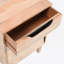 Table de chevet en bois naturel