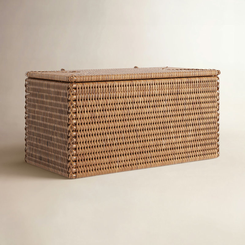 Thisbe Bathroom Storage Container, Honey Brown