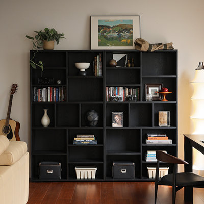 Bibliothèque populaire de style américain
