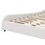 Lit plateforme tapissier luxueux en similicuir avec tête de lit épaisse, haut-parleurs Bluetooth et lumière DEL RVB-450199532-450199520