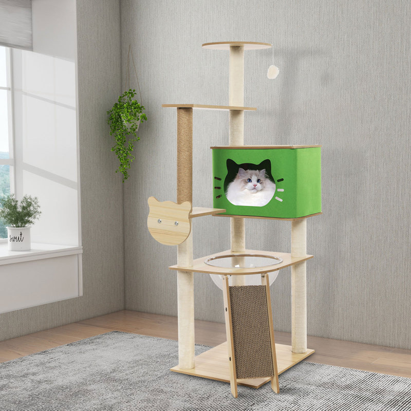 Cat Scratching Climbing Frame Tree For Pet