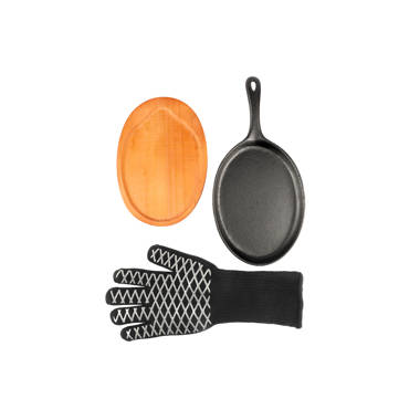 Outset Cast Iron Scallop Grill Pan