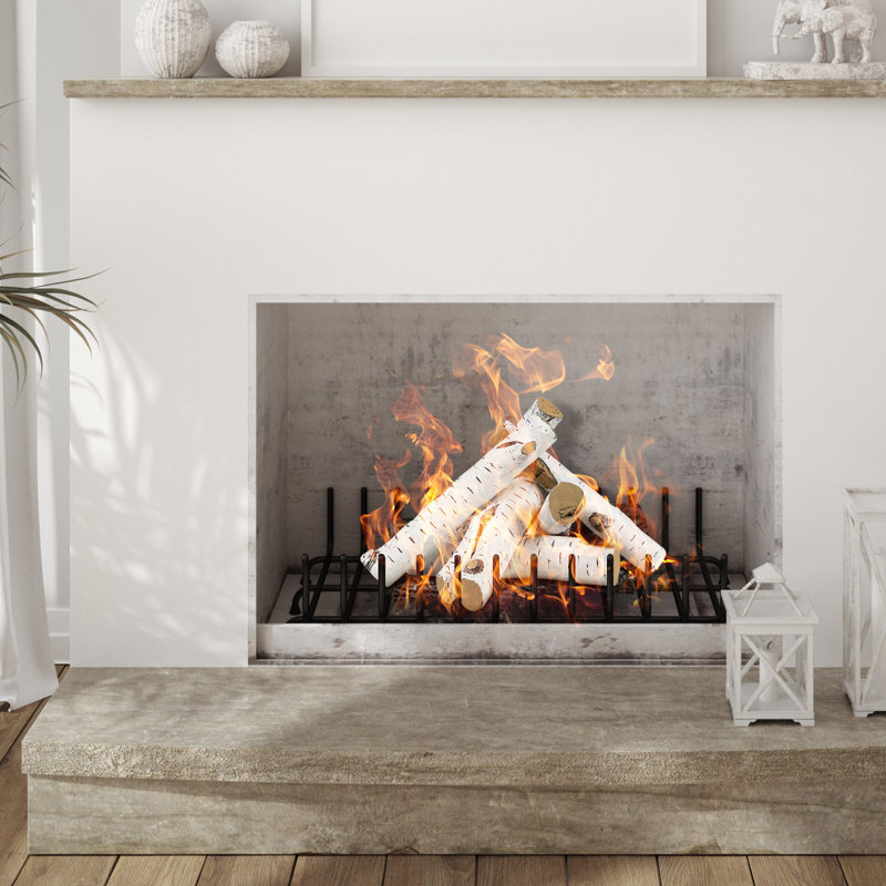 Bûches décoratives en bois