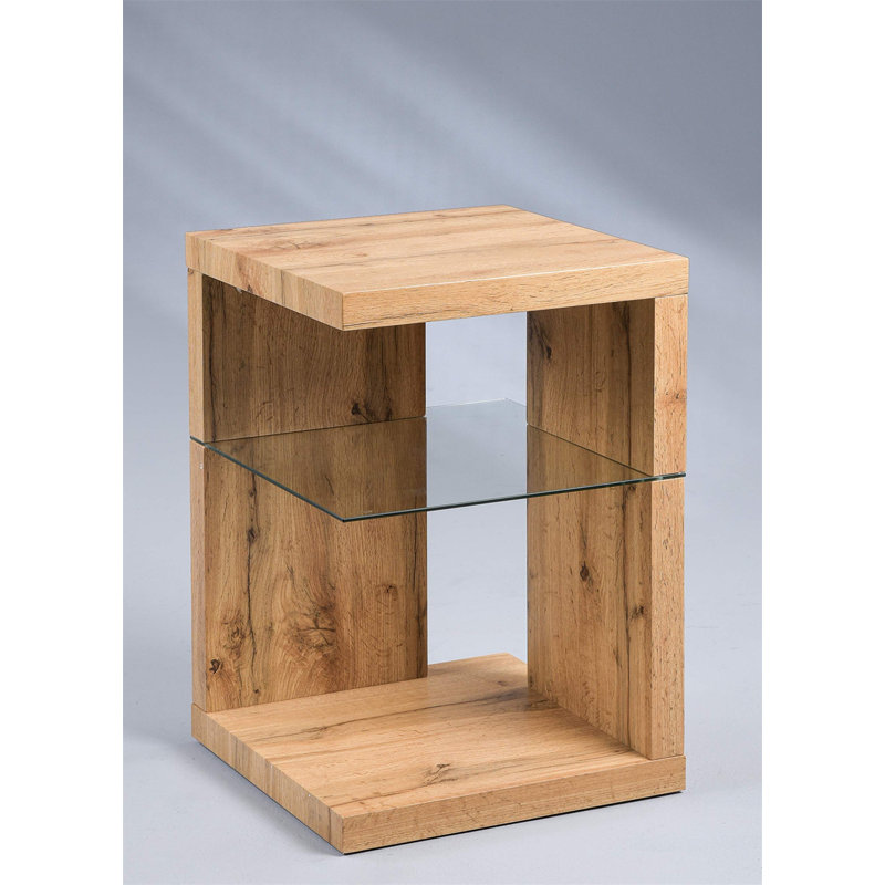 Akenside Side Table, Wild Oak