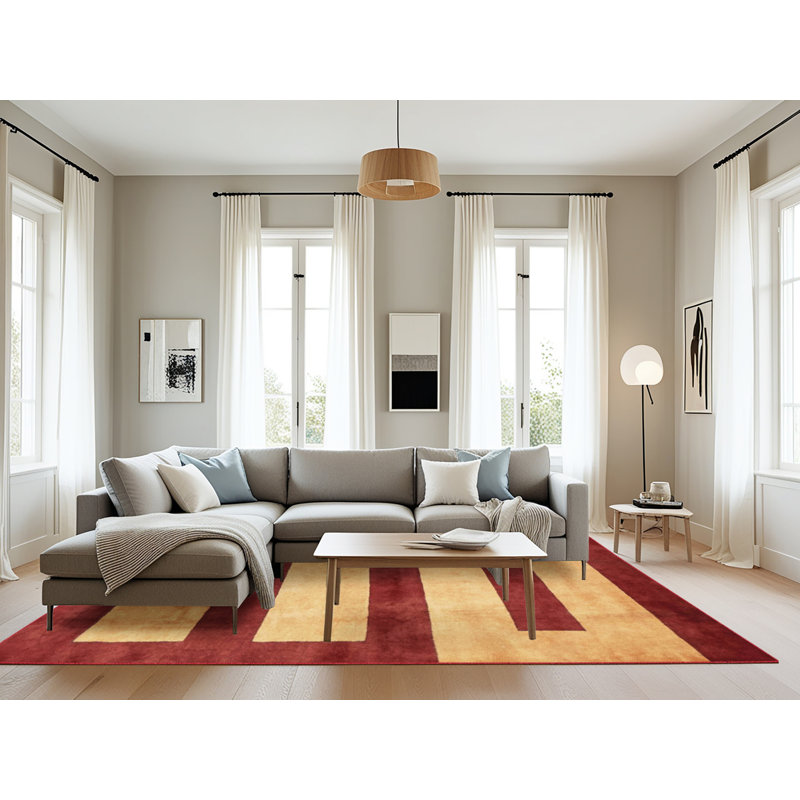 Tapis abstrait moderne 5601, Rectangle 8 pi x 12 pi