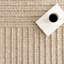 Tapis contemporain à rayures dorées Dorene-2074654933