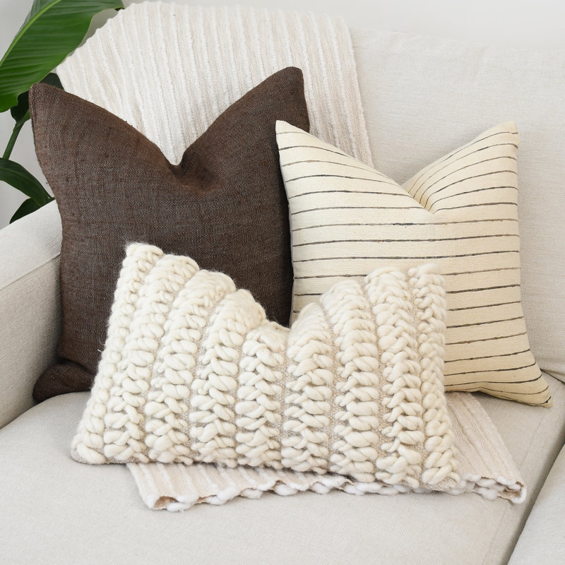 Neutral 3 Pillow Cover Set