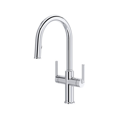 Authentica Pull-Down Kitchen Faucet With U-Spout