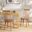 Chaise d'appoint en bois massif Rolde-753859112