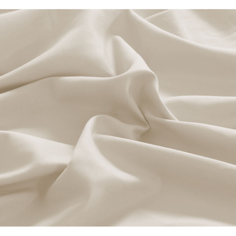 Taie d'oreiller en microfibre Wayfair Basics® 1800 Series, Standard, Crème