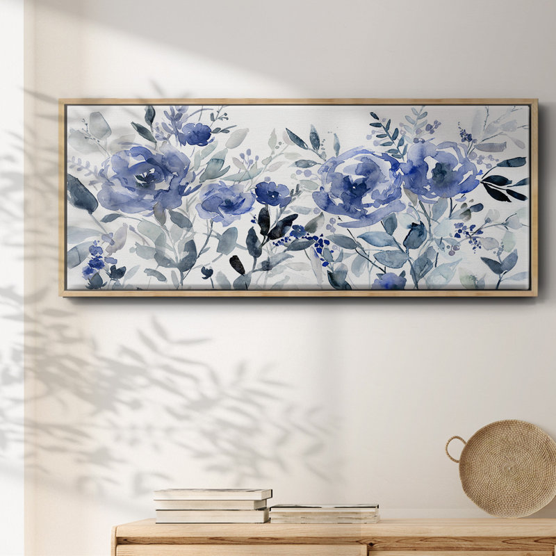 Painters Field of Flowers - Toile encadrée, H 20 po x l 50 po