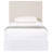 Upholstered Twin Panel Headboard Sand-570663739-599399981