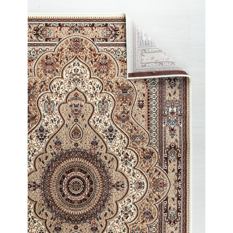 Cilegon Oriental Indoor Rug, Round 8'1"