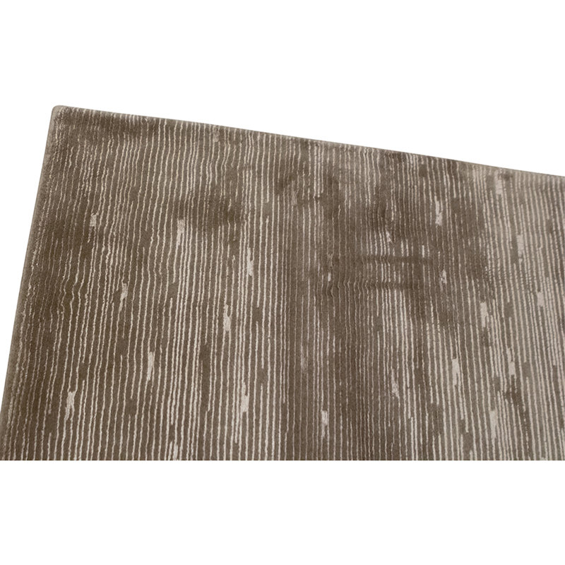 Hand Knotted Wool and Viscose Indoor Rug