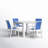 Farrah Rectangular 4 - Person 39.4'' Long Dining Set-962399275