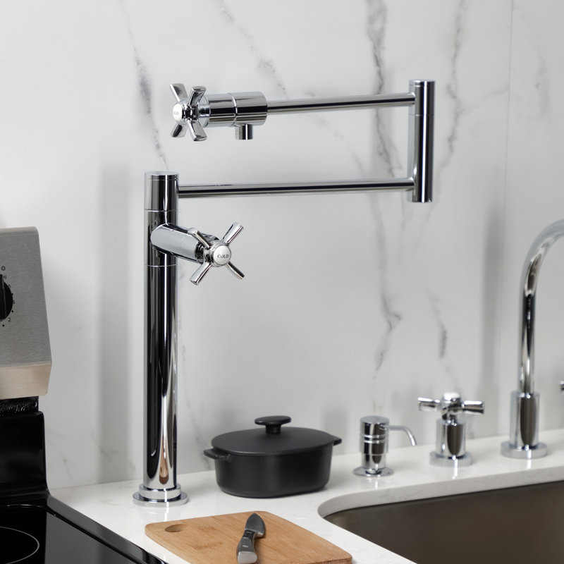 Robinet remplisseur Kingston, Chrome poli