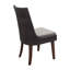 Chaise de salle à manger de patio en teck avec coussin
