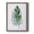 Toile avec cadre gris