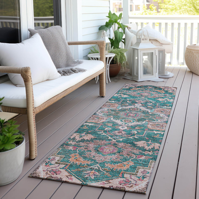 Ceajay Oriental Indoor Rug, Runner 2'3" x 7'6"