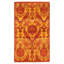 Tapis unique en laine noué à la main 3 pi 1 po x 5 pi 5 po New Age Lahore Finest cuivre foncé Carye