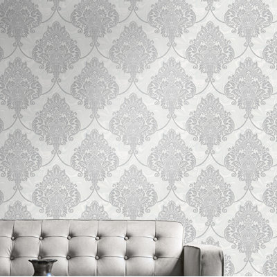 Rouleau de papier peint texture l 27 pi x l 27 po souffle Erika