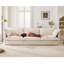 Canapé moderne à assise profonde en chenille 3 places avec accoudoirs polyvalents et coussins moelleux-2032125395