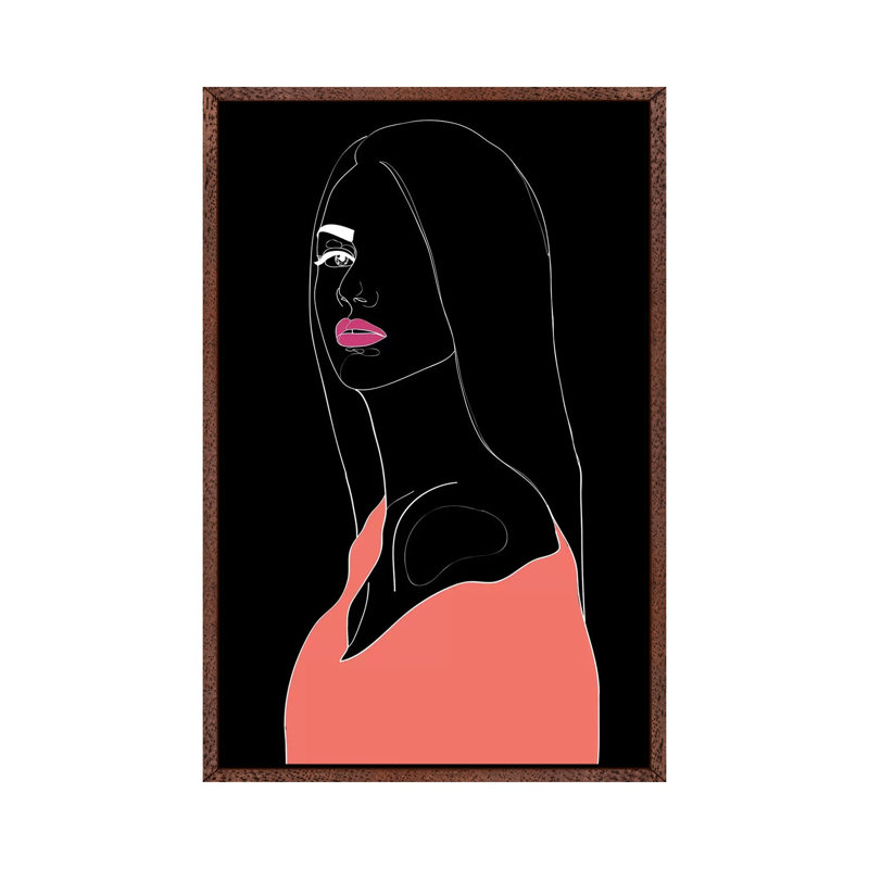 Justify by Nettsch - Print on Canvas, 101.6cm H x 66.04cm W x 3.81cm D, Classic Brown Wood Framed