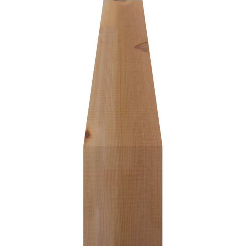 Attelle de genou traditionnelle, H 24 po x l 5,5 po x P 24 po, Cèdre rouge de l'Ouest (lisse)