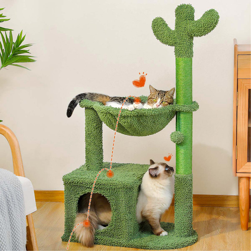 Grattoir à chat 4 en 1 Cactus