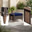 Melvarn Outdoor Patio Wicker Ottoman Set Of 2 With Cushion And Wood-look Finish-809674059