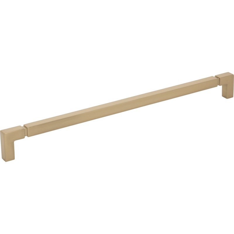 Langston Bar Pull, Honey Bronze, 12" Center To Center