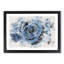 Pretty Blue Rose - Picture Frame Graphic Art Print-56892513-56892515