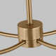 Kendrey 5 Light Metal Dimmable Chandelier
