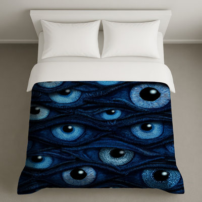 Housse de couette abstraite Eyes Bedding