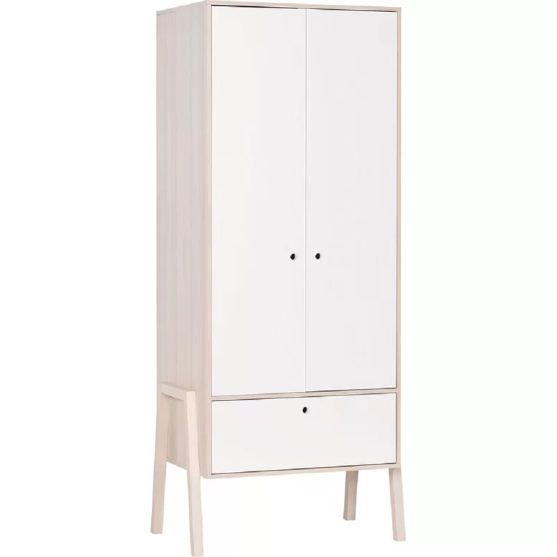 Norden Home 2 Door Wardrobe, Accacia/White