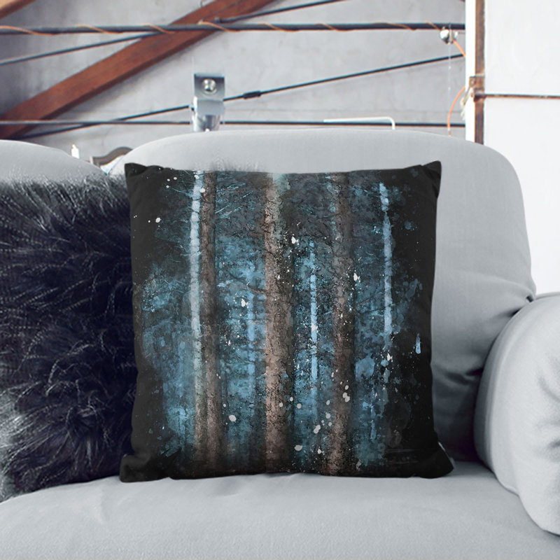 Striped Square Cushion, 40cm H x 40cm W x 15cm D