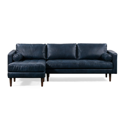 Napa Full-Grain Genuine Italian Leather Sectional