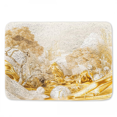 Carrin Microfiber / Microsuede Non-Slip Bath Mat