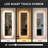 Framed Full-Length LED Mirror with Tempered Glass & Anti-Desilvering – Bright 3-Color Lighting, Stable Multi-Installation-849736745