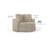 Aspen Lodge Faux Fur 49'' Wide Swivel Barrel Chair-1695334508