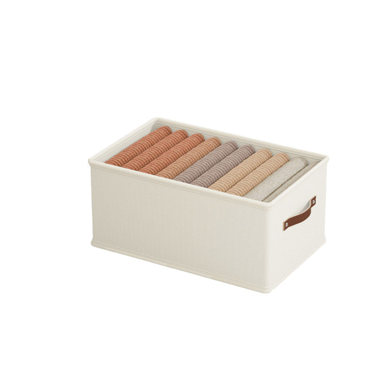 Foldable Cloth Storage Box Without Compartments