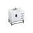 Eugene 36'' Single Bathroom Vanity with Engineered Marble Top-1260670778