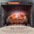 59.06"Retro Solid Wood Mahogany Simulated Flame Electric Fireplace-66543381
