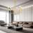 24 in. 6-Light Dimmable Modern Linear Chandelier for Dining Room-1836627552