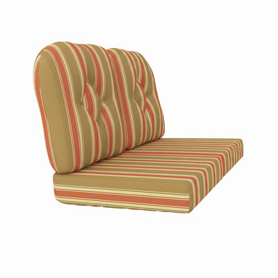 Outdoor Sunbrella Loveseat Replacement Cushion